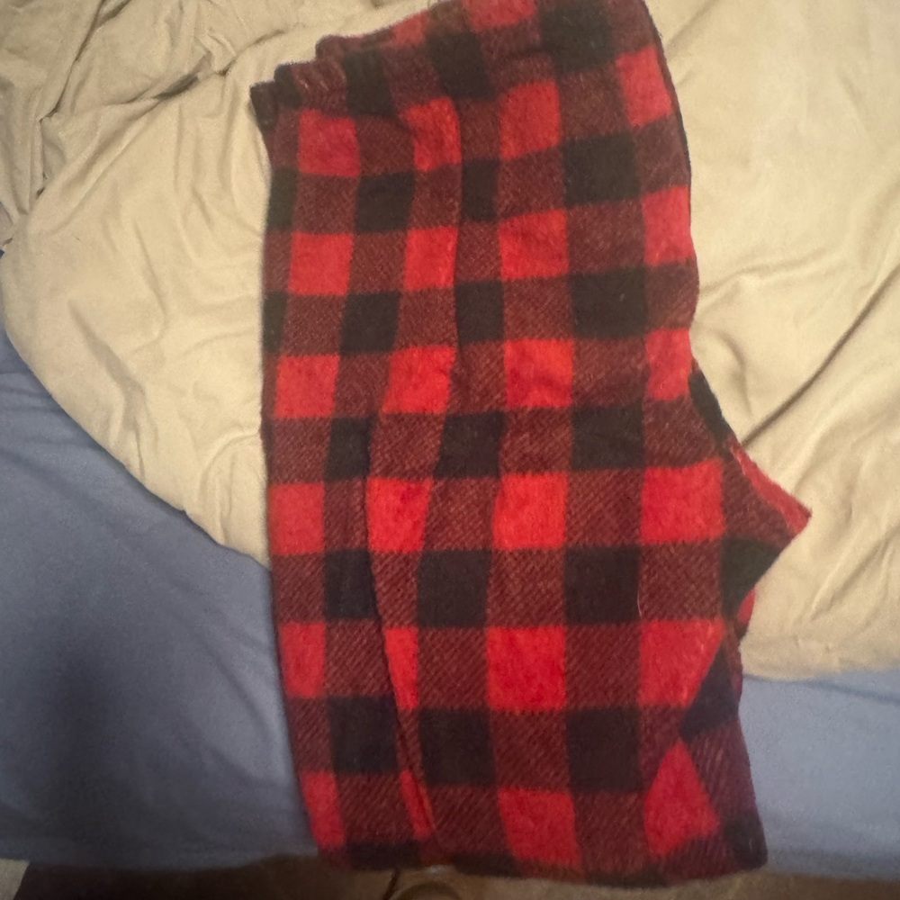 Just Love Red and Black Plaid Kids Shorts